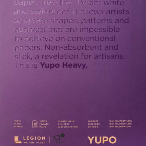 Yupo Heavy Paper 9X12 Inches 390Gsm - 10 Sheets