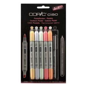 Copic Ciao Marker  5+1 Pastels Blister Pack
