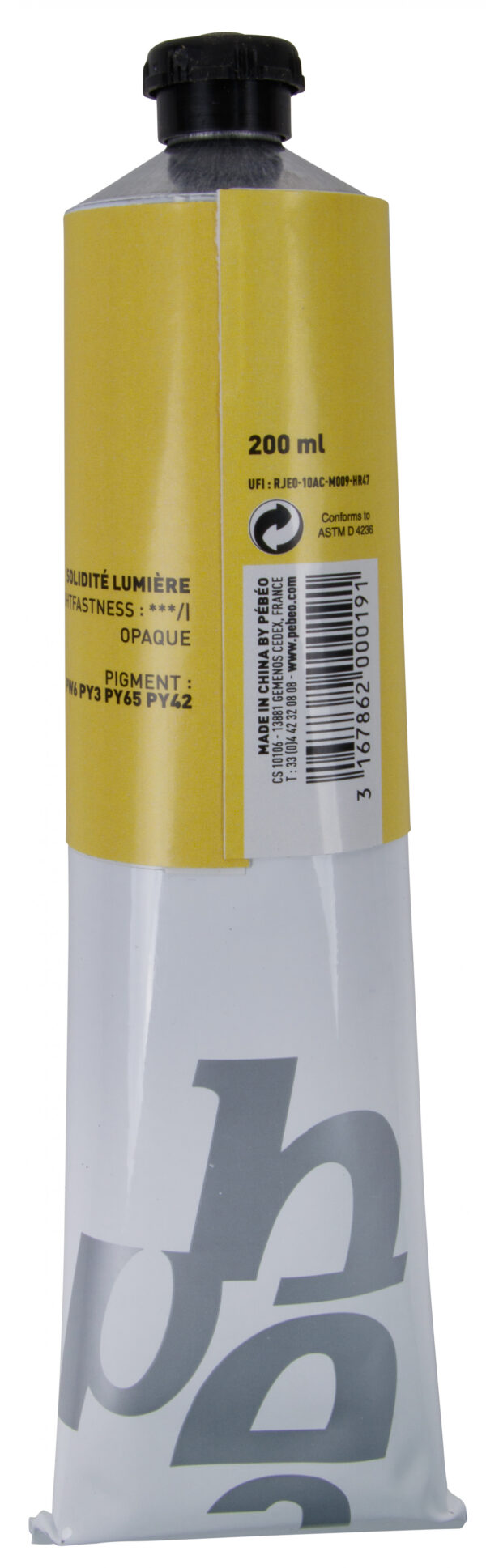 Xl Fine Oil 200 Ml Naples Yellow