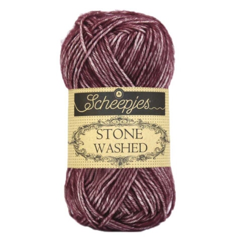 Scheepjes Stone Washed Yarn - Garnet (810)