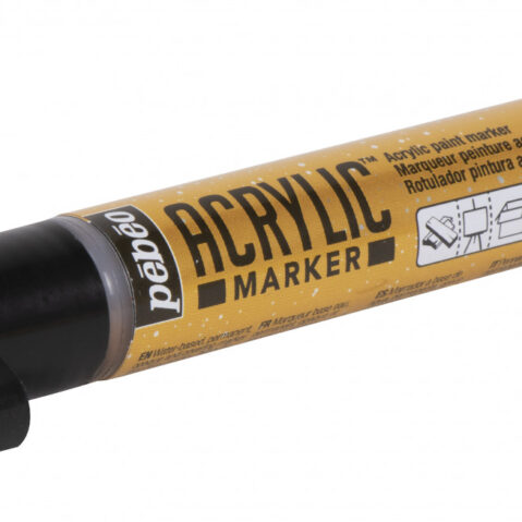 Acrylic Marker 4 Mm Medium Round Tip Precious Gold