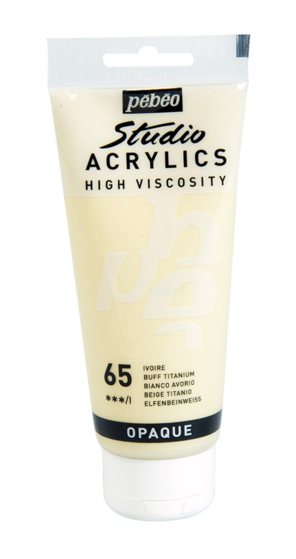 Studio Acrylics Fine Acrylic 100 Ml Buff Titanium