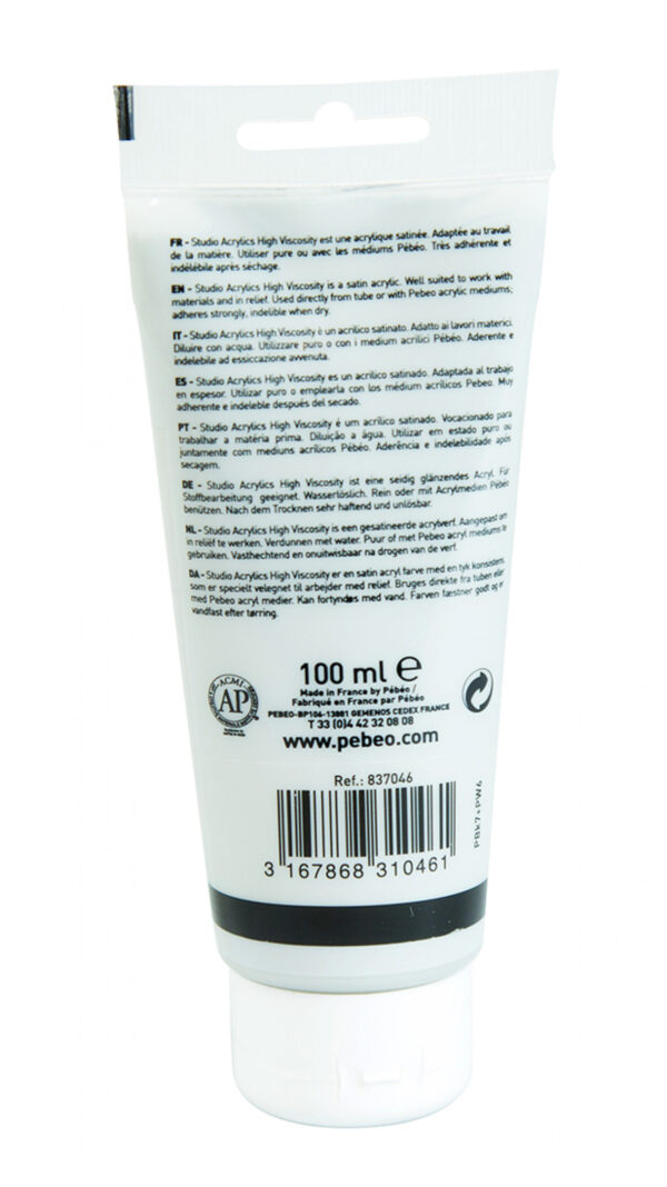 Studio Acrylics Fine Acrylic 100 Ml Neutral Grey