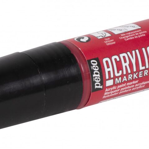 Acrylic Marker 3To1 5-15 Mm Tip Red