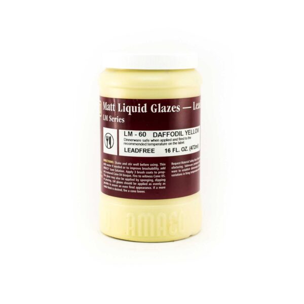 Amaco Glaze Lm-60 Pt Daffodil Yellow