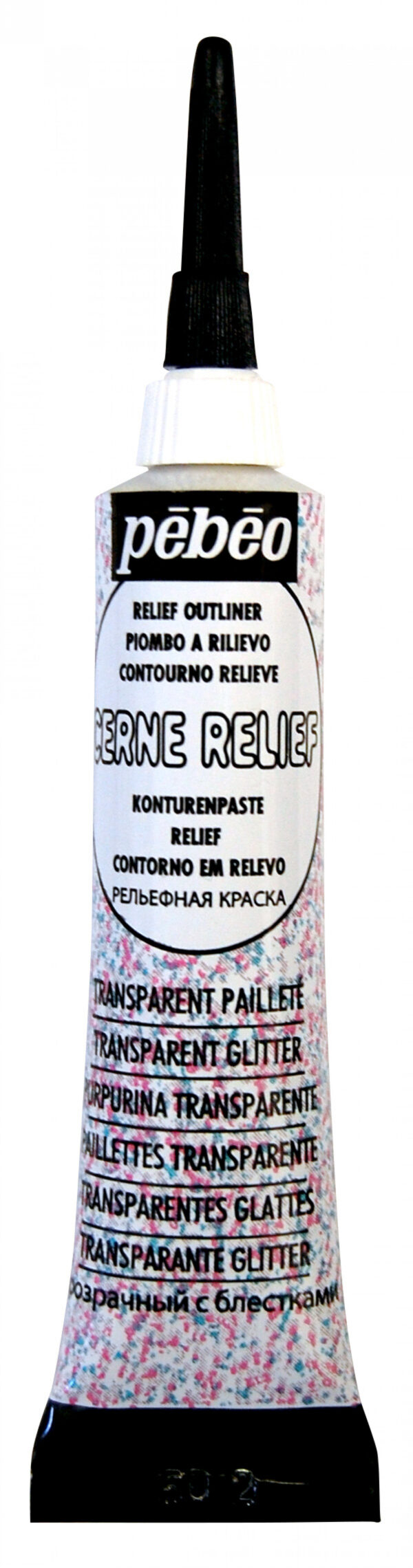 Cerne Relief 20 Ml Transparent Glitter