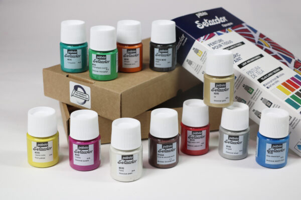 Set Exploration Setacolor Shimmer - 12 Assorted 20 Ml Bottles