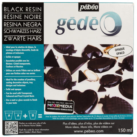 Gedeo Kit Colour Resin 150 Ml Black