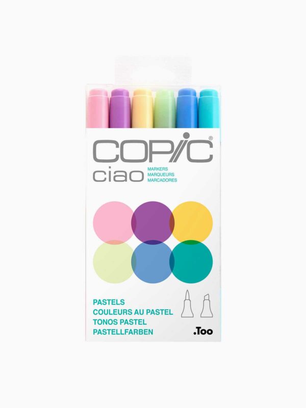 Copic Ciao 6 pcs Set Pastel Colors