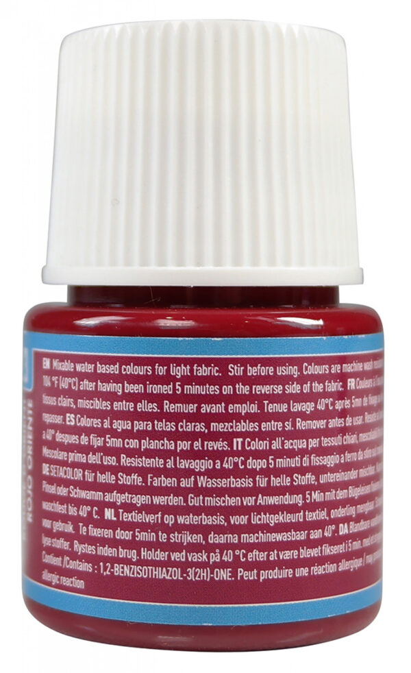 Setacolor Light Fabrics 45 Ml Oriental Red