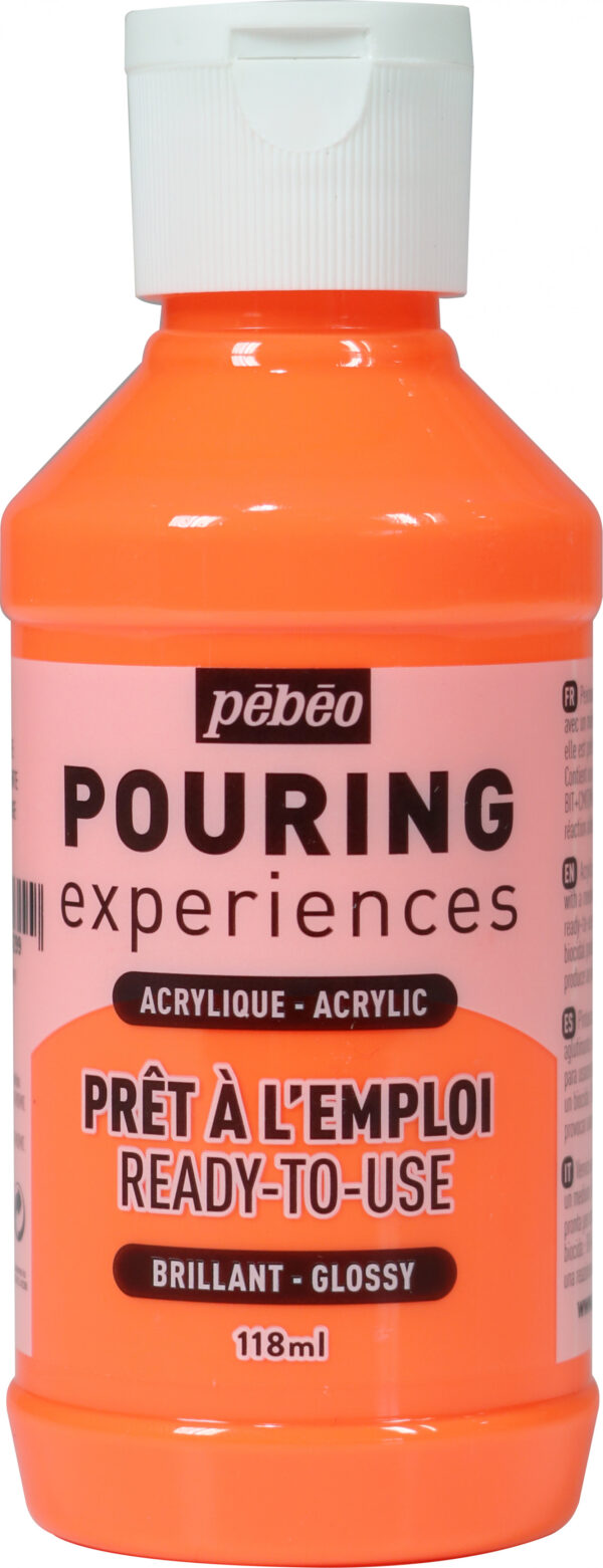 Pouring Experiences Flacon 118 Ml Fluorescent Orange