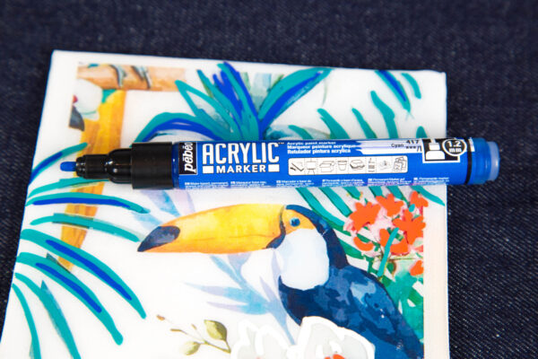 Acrylic Marker Fine 1,2 Mm Tip Cyan