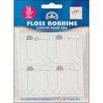 DMC Cardboard Floss Bobbins 56 pcs pack