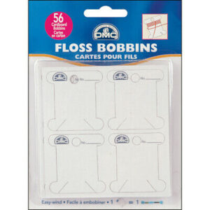 DMC  Cardboard Floss Bobbins 56 pcs pack
