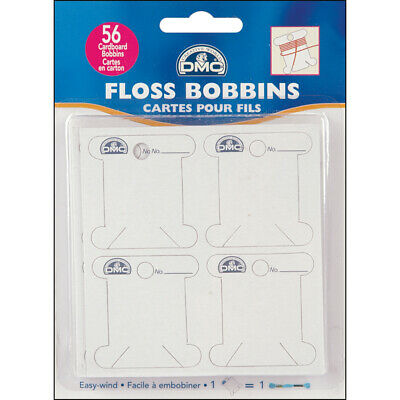 DMC Cardboard Floss Bobbins 56 pcs pack
