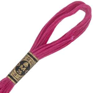 DMC Stranded Cotton Cross Stitch & Embroidery Thread - Cyclamen Pink 3804