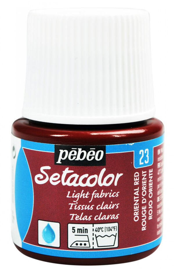 Setacolor Light Fabrics 45 Ml Oriental Red