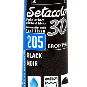 Setacolor 3D Brod'Perle Effect 20 Ml Black