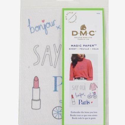 DMC Magic Paper Embroidery Kit - Paris