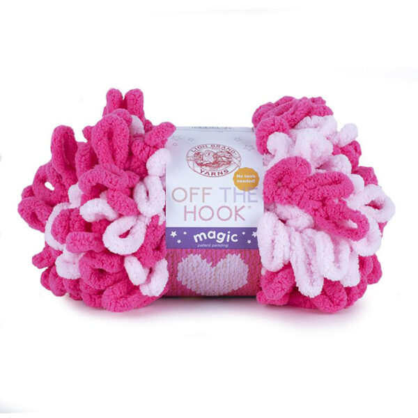 Lion Brand Off The Hook Magic Yarn - Heart (500)