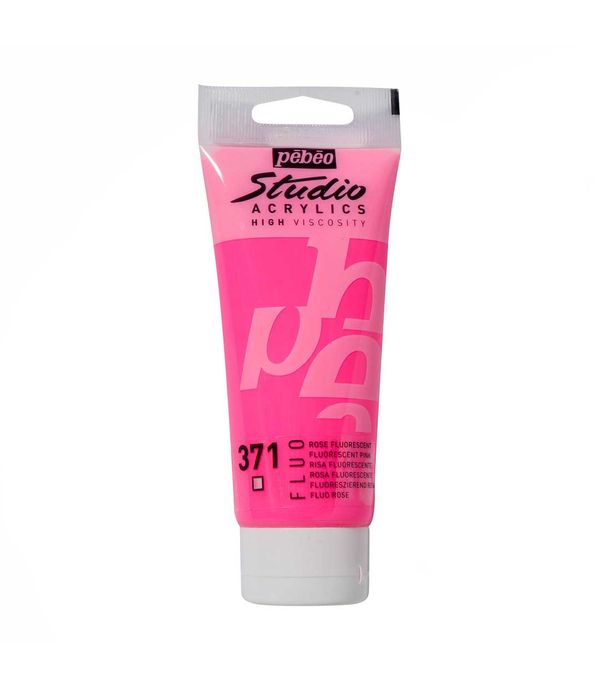 Studio Acrylics Fine Acrylic 100 Ml Fluorescent Pink