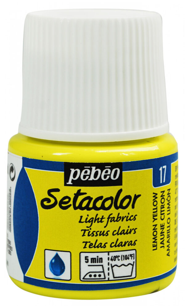 Setacolor Light Fabrics 45 Ml Lemon Yellow