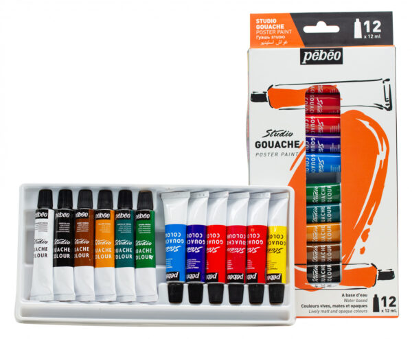 Studio Gouache Set 12 Tubes 12Ml Set