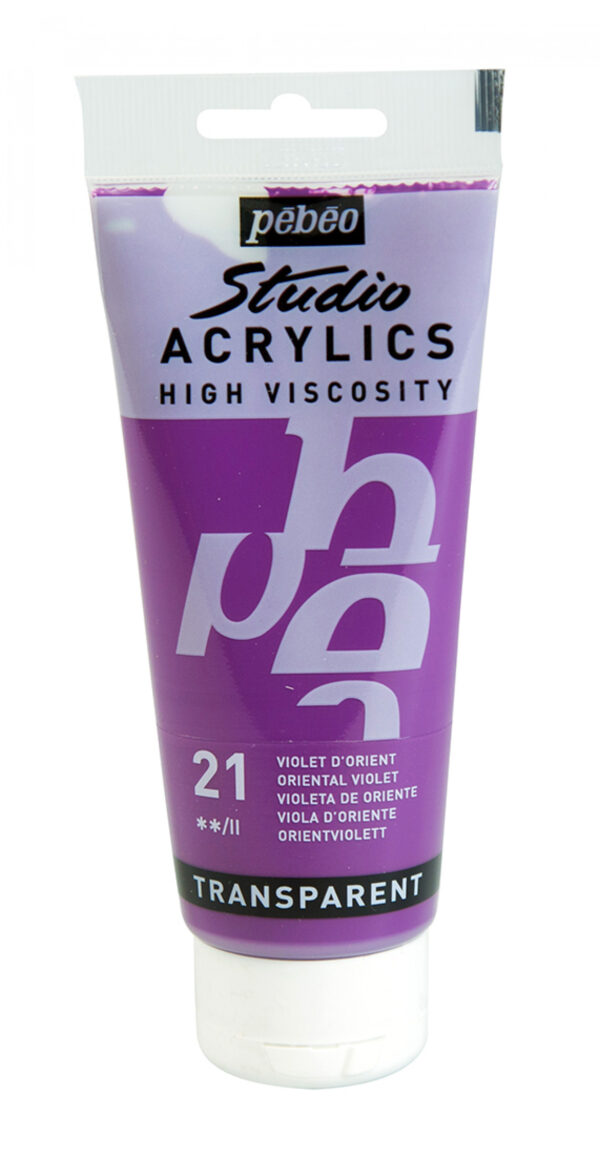 Studio Acrylics Fine Acrylic 100 Ml Oriental Violet