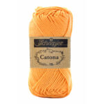 Scheepjes Catona Yarn Unicolor 50g Sweet Orange(411)