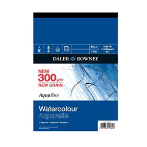Aquafine Watercolour Pad 20X16" 12Sht