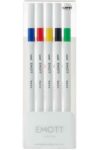 Uni Emott Assorted Colour Fineliner 5 pc pack(6,24,2,15,33)