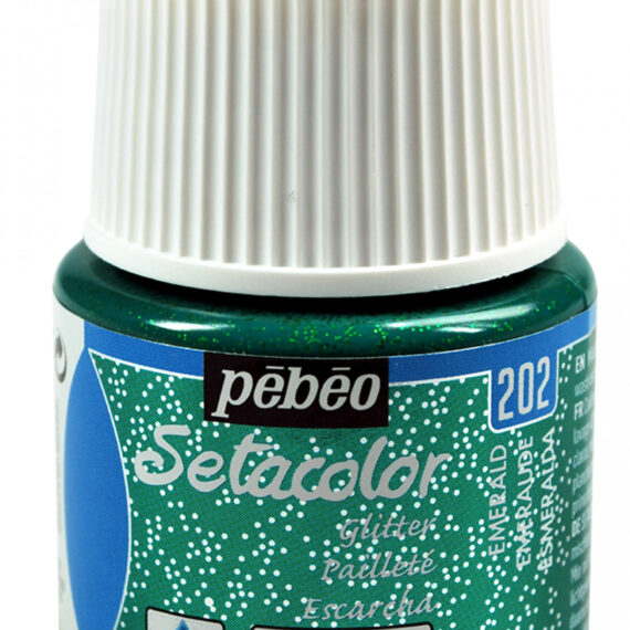 Setacolor Light Fabrics Glitter 45 Ml Emerald