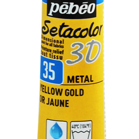 Setacolor 3D Metal Effect 20 Ml Yellow Gold