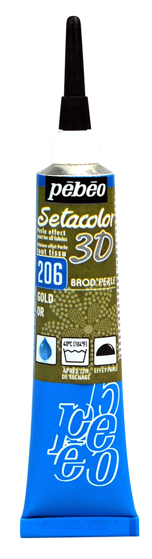 Setacolor 3D Brod'Perle Effect 20 Ml Gold