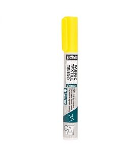 7A Light Fabric Marker 1 Mm Brush Nib Yellow