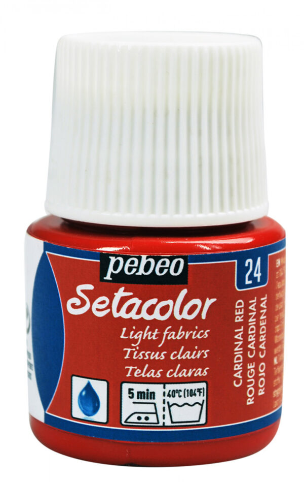 Setacolor Light Fabrics 45 Ml Cardinal Red