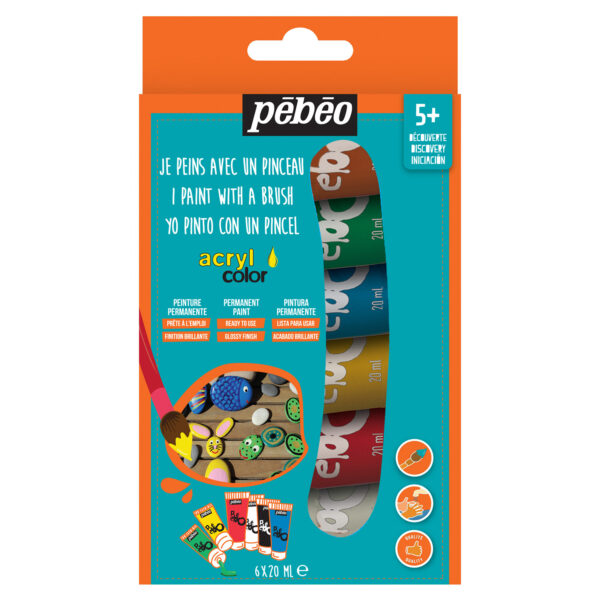 Acrylcolor Discovery Set 6 Tubes 20 Ml Basic