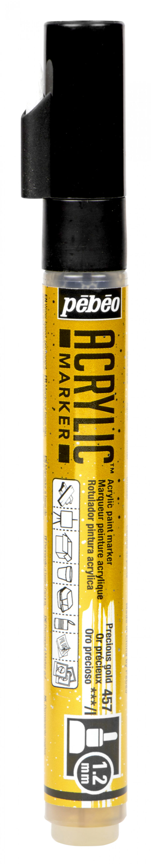 Acrylic Marker Fine 1,2 Mm Tip Precious Gold