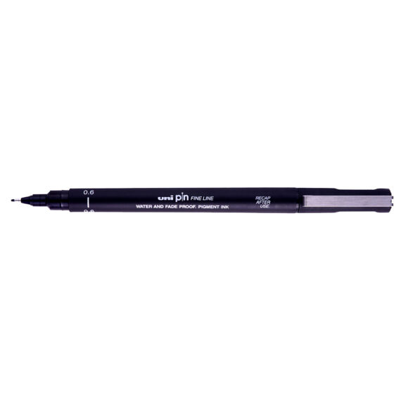 Uni pin fine line drawing pen black 06