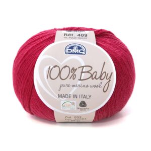 DMC 100% Baby Pure Merino Wool - Raspberry 50g (052)