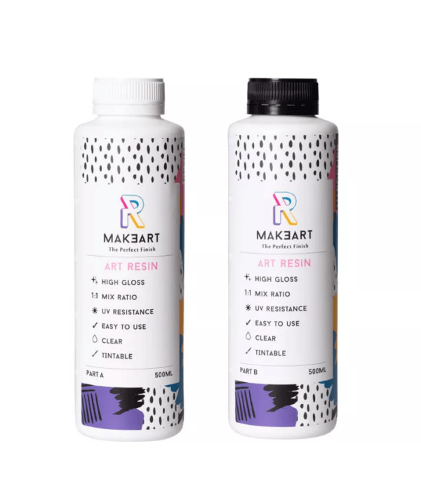 1Ltr Makeart Art Resin & Hardener