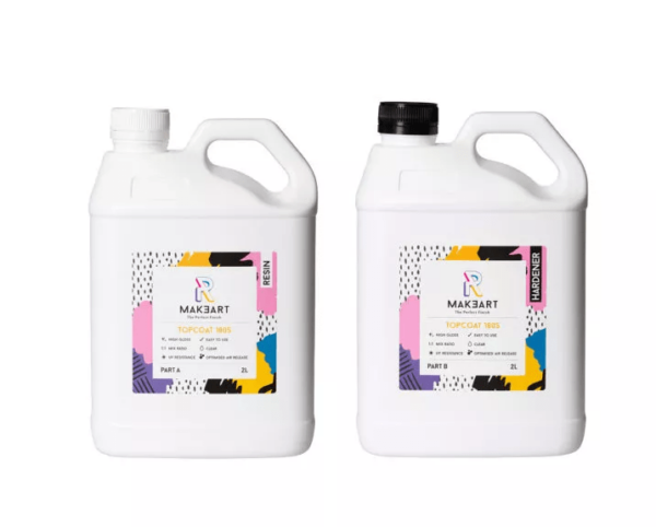 4Ltr Makeart Top Coat Resin & Hardener