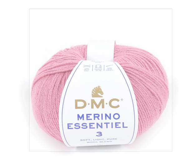 DMC Merino Essentiel 3 Yarn (957) PINK