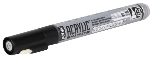 Acrylic Marker Fine 1,2 Mm Tip Grey