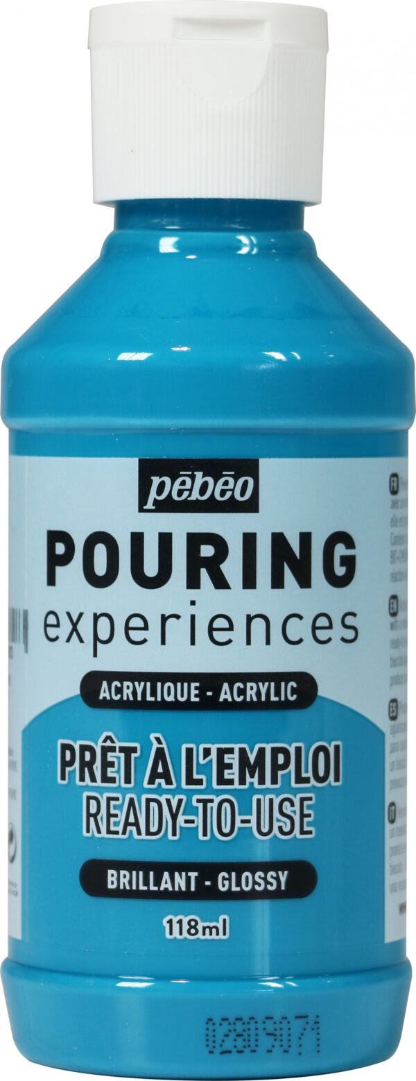 Pouring Experiences Flacon 118 Ml Turquoise Blue