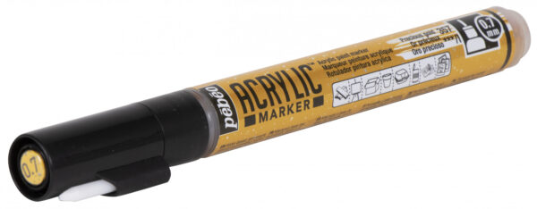 Acrylic Marker Extra Fine 0,7 Mm Tip Precious Gold