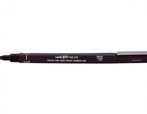 Uni pin fine line drawing pen black 03