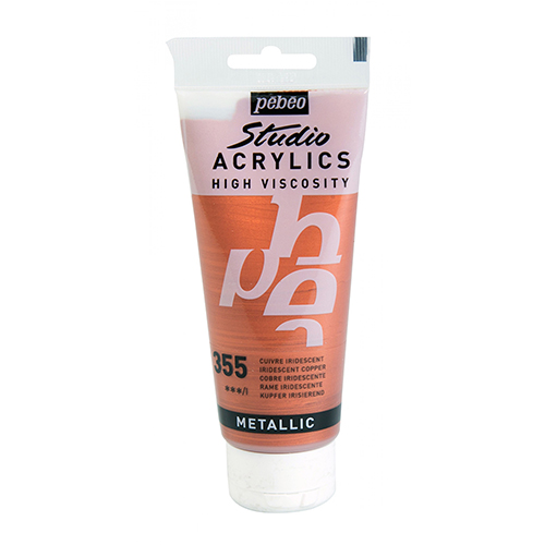 Studio Acrylics Fine Acrylic 100 Ml Iridescent Orange Yellow