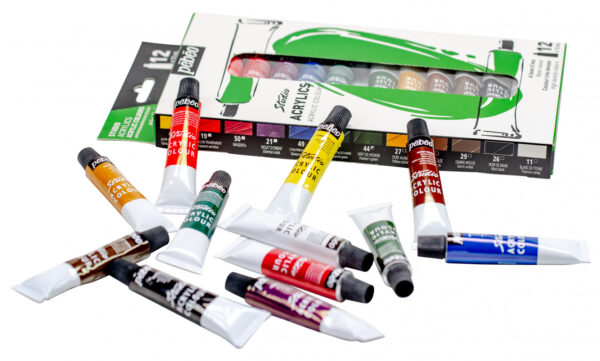 Studio Acrylic 12 Tubes 12Ml Set