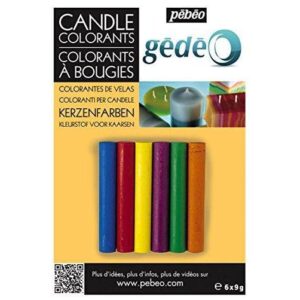 Gedeo 6 Candle Colourants Assorted Colours